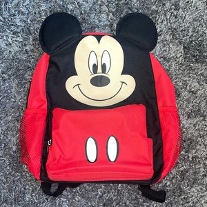 Mickey Mouse toddler /adult small backpack with two side pockets!